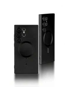 1PC 黑色金属软壳，兼容 Apple Air、17、17 Pro、17 Pro Max，超薄设计，防刮擦，防震，全面保护摄像头，也适用于 13、11、16 Pro Max、15、14、12、16e。兼容三星 Galaxy S26 Ultra/S26 Plus/S26/S26 Edge/S26 Pro/S25 Ultra/S25 Plus/S25/S25 Edge/S25 FE/S24 Ultra/S24 Plus/S24/S23 Ultra/S23 Plus/S23/S22 Ultra/S22 Plus/S22/S21 Ultra/S21 Plus/S21/S23 FE/S20 Ultra/S20 Plus/S20/S20 FE/A57/A37/A17/A07/A56/A36/A26/A55/A35/A25/A15/A24/A34/A14/A16/A06/A05S - 黑色 - 查看 3