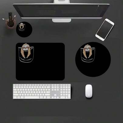 Small Square Mouse Pad Rotundity Mouse Pad, Anti Slip Rubber Base, Fun Mouse Pad, Suitable For Desktop Wireless Computer Mouse, Office Laptop, Home Office Decoration, Cute Office Mouse Pad Coaster Supplies As A Gift For Girls/, Multi-Size Selection