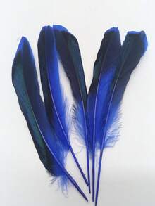1 Paquete de 20 Piezas de Plumas de Ala de Pato Ánade para Manualidades, Accesorios de Boda, DIY, Plumas Naturales de Faisán para Decoración de Centros de Mesa 10-15 CM/4-6" - J - Ver 15