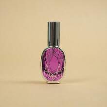 10ml Gold/Silver Electroplated UV Spray Perfume Bottle, Glass Empty Bottle For Cosmetic Water/Essence Sample Refilling - View 8