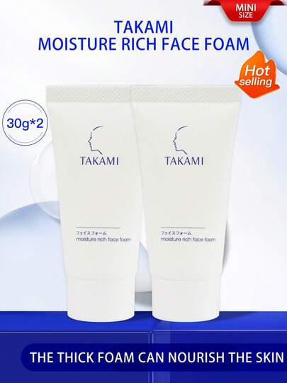  TAKAMI MOISTURE RICH Face Foam 80g/30g Cleanser