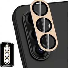 1pc Camera Lens Protector, Suitable For Samsung Galaxy A07/A17/Z Fold7/A26/A36/A56A37/A57/S25 Edge, Metal Ring Tempered Lens Protector, Aluminum Alloy Frame, Rear Camera Screen Protector And Lens Cap, Easy Installation With Locator. Suitable For Daily, Office And Home Use. Waterproof, Anti-Fall, Anti-Scratch And Anti-Fingerprint. A Complete Smartphone Accessory. - Multicolor - View 20