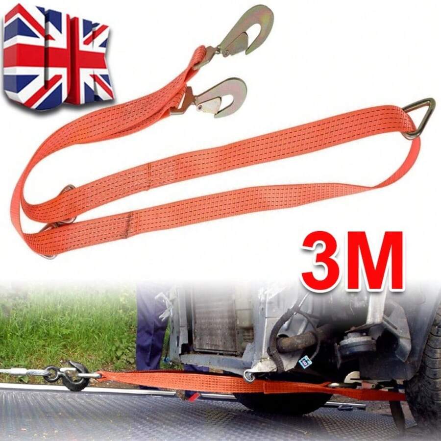 Pull Brother Strap Winching Assistance Straps 5Ton Recovery Pull System Tool UK - A - View 1