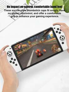 OLED/Lite 摇杆保护帽，橄榄球形硅胶防滑保护帽，兼容 Joy-Con/Pro 控制器，/ 系列 - 查看 2