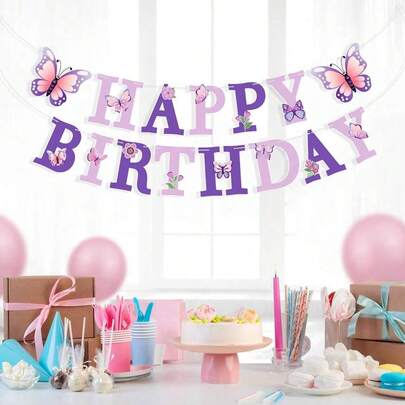1pc Butterfly Themed Birthday Party Decoration