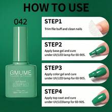 GMUME 14色套装蓝绿色凝胶指甲油 15ml 专业可卸UV/LED美甲套装 同色同瓶 易于识别 包括薄荷绿、开心果绿、青柠绿、荧光绿、森林绿、祖母绿、玉绿、板岩灰、天蓝、青色、海洋蓝、宝蓝、海军蓝、孔雀蓝 夏季清新冷色调 自然灵感系列 DIY沙龙级效果 持久耐用 - 彩色 - 查看 11