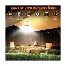 4 Solar-Powered Rechargeable Lights, 150W Retractable Emergency Light - Default - View 2