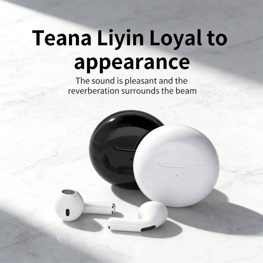 Air Pro 6 TWS 蓝牙耳机，无线蓝牙耳机，降噪耳机，带麦克风，无线耳机 - 查看 1