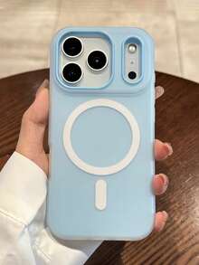 VRNOEI 奢華霧面多巴胺果凍磁吸手機殼，相容 iPhone 16 15 11 12 13 14 17 Pro Max Plus 17 AIR，防震保護磁吸無線充電殼 - 淺綠色 - 查看 8