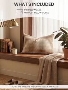 1/2 vỏ gối in họa tiết, không kèm ruột gối, chất liệu polyester mềm mại, thân thiện với da, thích hợp sử dụng hàng ngày, đồ dệt gia dụng thoải mái, phù hợp cho phòng khách, phòng ngủ, ngoài trời, trang trí sofa, đạt chứng nhận Oeko-Tex. - Nhiều màu - Xem 3