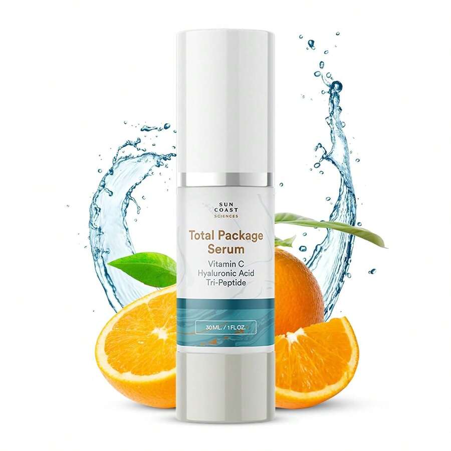 1PCS Suu Coast Sciences Total Package Serum Skin Care Products, Containing Vitamin C, Hyaluronic Acid, Facial Care Products,Daily Skincare Use, 1 Ounce (About 28.3 Grams) Korean Skin Care Products, Holiday Gifts. - 1 cái - Xem 1