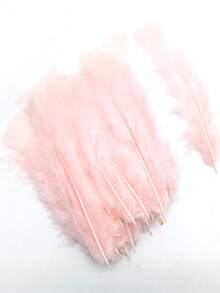 1 Pack Of 20 Pieces Flat Fluffy Turkey/Chicken Feathers Diy Eventaille For Needlework Decor Plume Clothes Accessories Plumas 10-18cm - G - View 12