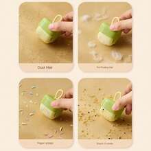 Lint Roller For Clothes, Reusable Pet Hair Remover, Washable Dust Cleaning Brush, Portable Lint Removal Tool - 綠色 - 查看 4
