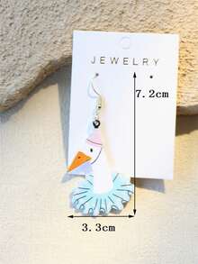 1 Đôi bông tai acrylic thanh lịch dành cho nữ, in hình thiên nga ba lê, và rất duyên dáng. - Nhiều màu - Xem 8