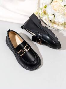 2026 New Back To School Casual & Fashionable Loafers For Boys And Girls - Black - View 3