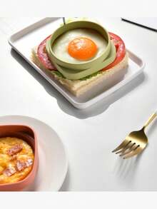 Silicone Egg Rings, Non-Stick Egg Molds, Silicone Pancake Molds, Can Make Perfect Fried Eggs, Heat Resistant, Suitable For Boiling Eggs, Making Pancakes, Crepes, Breakfast Sandwiches, Burgers - Multicolor - View 9