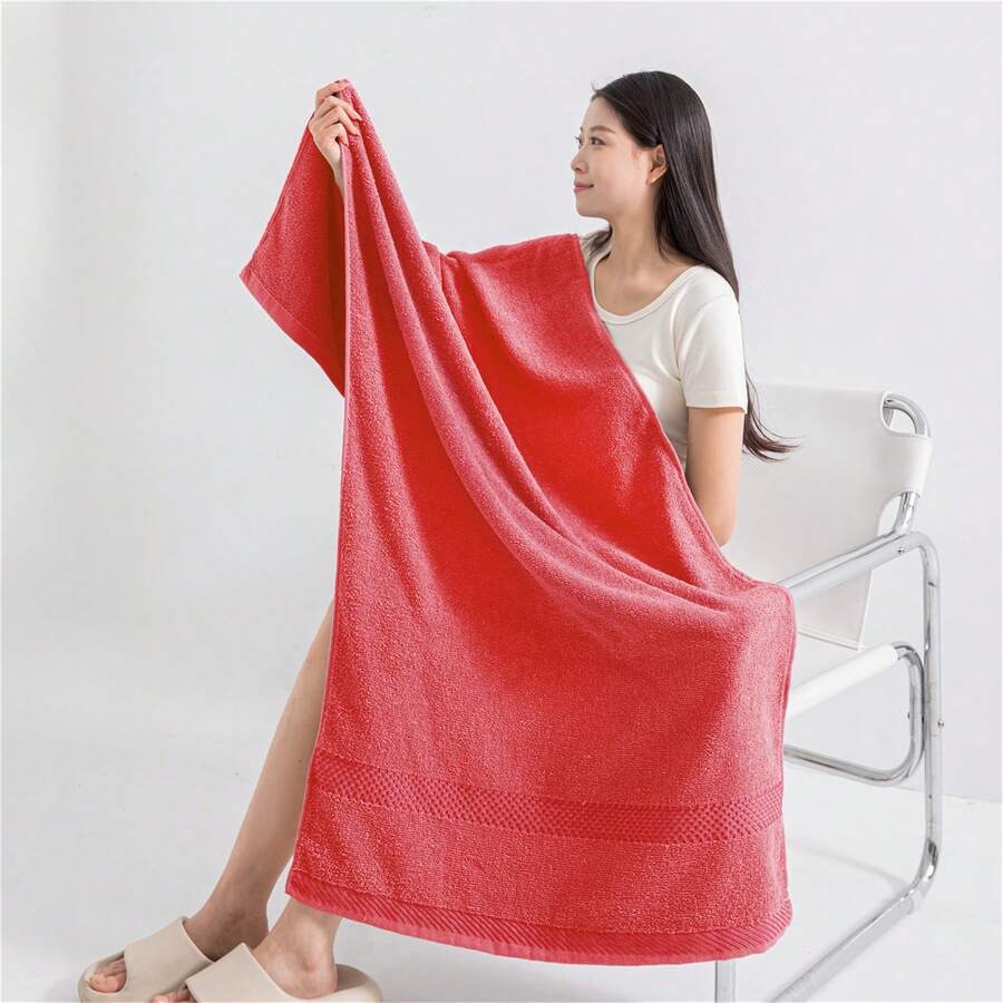 Toallas Las toallas de baño de algodón puro, en juegos, son una opción esencial para las familias y una de las mejores alternativas para hoteles. Son suaves, delicadas con la piel y muy absorbentes. - Naranja Quemada - Ver 1