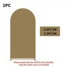 1pc Spandex Arch Decor Backdrop Cloth, Wedding Arch Drape Cover, Party Banner, Fits Arch Frame, Double-Sided Elastic Canopy Backdrop For Wedding, Birthday Party, Garden, Outdoor Ceremony - Multicolor - View 56