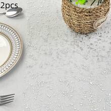 1 chiếc khăn trải bàn voan mỏng màu vàng ánh kim kích thước 11.02 inch * 107.09 inch, chất liệu chiffon trong suốt với nhũ vàng và lá kim loại, trang trí trung tâm bàn ăn cho tiệc tùng, thích hợp cho đám cưới, sinh nhật, Giáng sinh, tiệc mừng em bé. - Nhiều màu - Xem 17