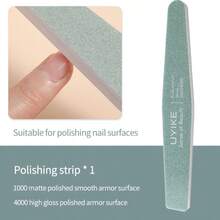 Double-Sided Reusable Nail File Sanding Stick, Nail Shaping Tool For Home Manicure - Multicolor - View 15