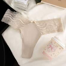 7-Pack Women's Silk Crotch Satin Panties Set, Luxury Underwear With Mulberry Silk Lining. Exquisite Hollow Lace Waistband, Mid-Waist Breathable Panties.Tangas Para Mujer, Hilos De Mujer,Ropa Interior Para Mujeres No Pinching, No Rolling, Comfortable Fit. Gift Box Set For Valentine's Day And Anniversaries. 7 Colors Available, Daily Essential Lingerie. - 彩色 - 查看 10