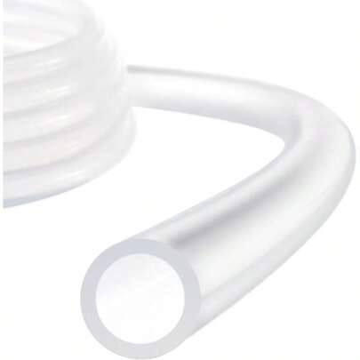 Silicone Tubing, 1/16 IDx 1/8 OD Silicon Tube High Temp Silicone Hose Home Brewing Wine Making, Beer Line, Aquarium-10 Ft Length/