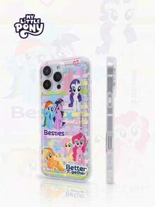 Hasbro MY LITTLE PONY 官方正品卡通少女手机壳，透明款，适用于苹果 iPhone 17、17 Air、17 Pro、17 Pro Max、11、12、13、14、15、16 Pro、16 Pro Max、14 Plus、15 Plus、16 Plus、15 Pro Max、16 Pro、16 Pro Max、XR、XS Max - 透明5 - 查看 4