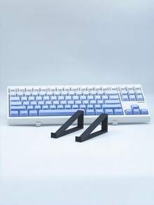 1 Pair Of Keyboard Heightening Stand Typing Heightening Display Stand Keyboard Heightening Tilt Stand Non-Slip Heightening Stand - One Size - View 7
