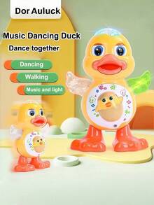 Glowing, Singing, Walking, Dancing Space Duck Robot Toy, Suitable As Birthday Gift For Infants, Toddlers And Children - Multicolor - View 10
