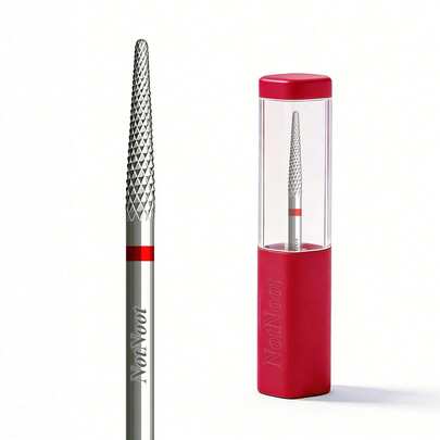  NotNoot Multi-Function Nail Drill Bit, Tungsten Carbide 3/32" Sharp Nail Gel Acrylic Cuticle Remover Drill Bit, Precise