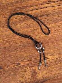 1/8件套行星宝石波洛领带，复古美式衬衫配饰，男女通用 - 彩色 - 查看 4