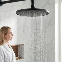 23厘米/9.1英寸高压固定式花洒，适用于高水压地区，通用1/2英寸接口 - one size - 查看 2