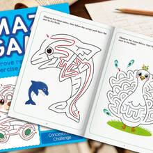 32-Page Fun Maze Game Book, Focus Maze Training Book, Maze Game Book, Children's Maze Game Activity Manual, Children's Maze Puzzle Activity Book, Suitable For Boys And Girls 3 Years Old And Above, Maze Training Book For Students, Thinking Development Attention Game Puzzle Development, Back To School Gift, Early Development Toy Book, Interactive Learning Tool, Thanksgiving Gift, Christmas Halloween Gift, Easter Gift - Multicolor - View 10
