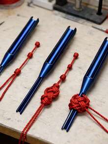 1pc Quick Knotting Tool Set, Rose Knot Tool, Plastic Cone Threader Convenient For Beading, Smooth Needle Suitable For Beginners, Great For Macrame, Beading, Bracelet Making, Jewelry DIY And Sewing - Multiple Styles - View 3
