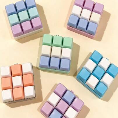 Keyboard Stress Relief Toy, Finger Pressure Relief Toy, Adult Stress Relief And Entertainment Gift, Finger Press Stress Relief Toy, Stress Relief Keychain With Sound, Unique Bag Pendant Stress Relief Toy, Transparent Keycap Keychain Keyring Phone/Backpack Decor