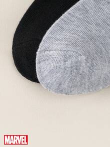 Marvel 5 pares de calcetines de tobillo estampados para niños, con licencia oficial - Multicolor - Ver 7