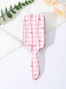 1 chiếc lược chải tóc cỡ lớn dễ thương, họa tiết nơ hồng, thích hợp cho cả tóc xoăn và tóc thẳng, phù hợp với tóc dầu, món quà sinh nhật tuyệt vời cho gia đình và bạn bè. - Nhiều màu - Xem 12