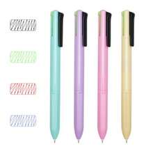 Multicolor Ballpoint Pen 0.7 Multicolor Pen In One 4-In-1 Colored Pens 4 Color Retractable Pen In One Colorful Ink Ballpoint Gift Pens For Planner Journaling Valentines Day Gifts - Multicolor - View 2