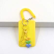 2D Durable ABS Card Holder - Portable Keychain Design - Cute Heart Pendant - Can Store ID Cards, Credit Cards, Etc. - Campus Card Gift And Student Applicable - Perfect Holiday Gift - Multiple Styles - View 9