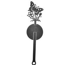 1pc Metal Butterfly & Floral Paper Towel Holder, Suitable For Kitchen, Home Office, Dining Table, Bathroom, Farmhouse Style, No Installation Required Paper Roll Rack - Black - View 11