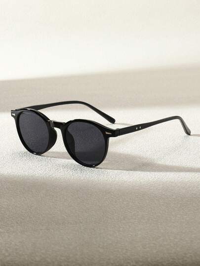 1副Y2K风格方形镜框时尚眼镜，可爱日常佩戴复古沙滩风男女通用