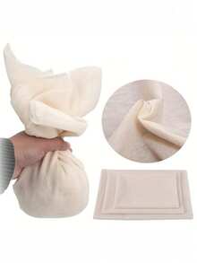 1pc 15-59 Inch Cheesecloth, Nut Milk Bag, Tofu Strainer, Kitchen Muslin Cloth - Soft, For Straining Butter, Cheese, Nut Milk, Tofu, Reusable And Washable, Reduces Food Waste, Enhances Cooking Experience - Multicolor - View 3