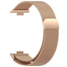1pc Stainless Steel Milanese Loop Band Compatible With Huawei Watch Fit 4/4Pro, Magnetic Clasp Design, Suitable For Men And Women For Daily Life, Work, Party And Other Occasions - Rose Gold - View 8