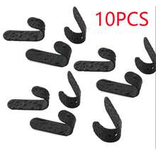 5pcs No Drill Wall Hooks, Bathroom Towel Hooks, Coat Hooks, Closet Hooks, Metal Hanger Hooks - Multicolor - View 10