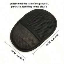 Guantes de limpieza de coche de dibujos animados retro ultra suaves - Poliéster - Accesorio esencial para el detallado del automóvil, Suministros automotrices - A - Ver 2