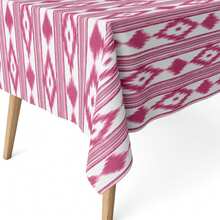 Kiva Stain-Resistant Resinated Tablecloth, Extra Soft To The Touch And Waterproof, Sizes From 100x140 To 300x140 Cm And Round 140 Cm - Stain-Resistant Tablecloth For Rectangular And Round Tables - Available In 12 Designs - Option 5 - View 2