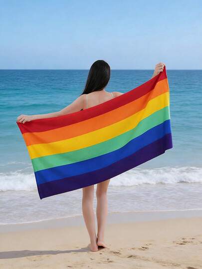 kutto 1 chiếc khăn tắm biển dành cho nam và nữ, cỡ lớn, chất liệu microfiber, cá tính và vui nhộn, thích hợp cho các sự kiện, khăn tắm mùa hè.