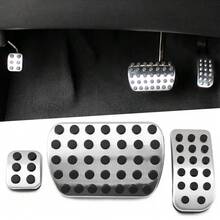 AMG Style Stainless Steel Pedal Covers Set For Vito V-Class V250 V300d Viano (W447/W639) - Non-Slip Racing Pedals For Accelerator & Brake & Foot Rest - Easy Installation - -benz Vito V-class Pedals - View 2