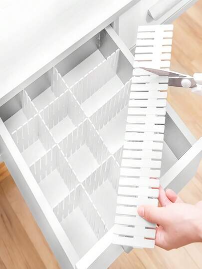 رف منظم خزانة قابل للتعديل والتوسيع - رف تخزين معدني قابل للتكديس وتوفير المساحة بتشطيب لامع، بدون تجميع مطلوب. مثالي لتنظيم المطبخ والغرفة والمكتب، رف متعدد الأغراض، رف أحذية، رف أدوات متنوعة، حل لتنظيم الخزانة، فاصل خزانة، تنظيم وتخزين الخزانة.