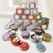 9件套香氛蜡烛礼盒,大豆蜡礼盒,浪漫圣诞礼盒,适合作为生日和婚礼礼物 - 多色 - 查看 8